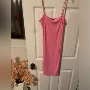 Fashion Nova Pink Slip Dress
